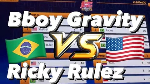 Bboy Gravity “USA” Vs Ricky Rulez “Brazil” WDSF PAN AMERICAN CHAMPIONSHI Round robin Chile 🇨🇱 2023