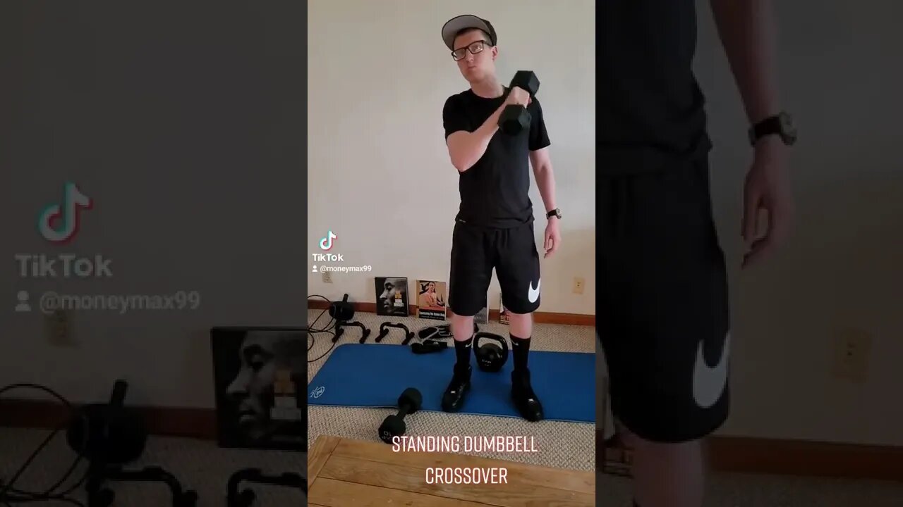 Standing Dumbbell Crossover
