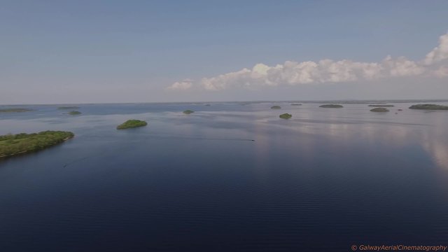 Irish lake home to hundreds of islands