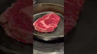 Cast Iron Ribeye Steak