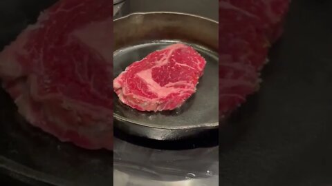 Cast Iron Ribeye Steak
