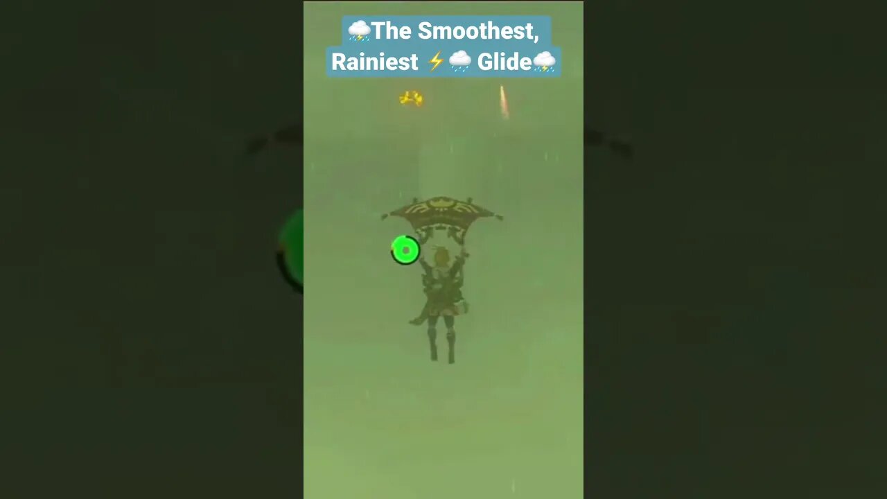 The Legend of Zelda: Breath of the Wild: Gliding⛈️🌧️⚡️