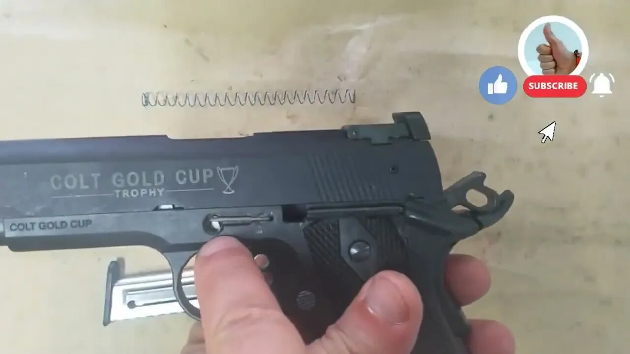 How to Disassemble the Colt 1911 Gold Cup