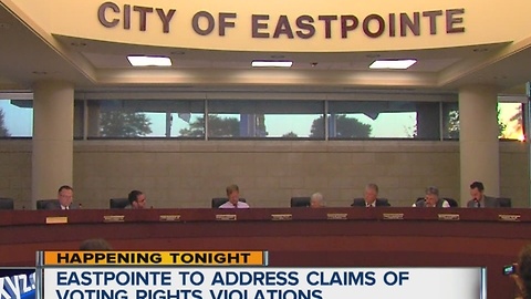 Eastpointe to address claims of voting rights violations