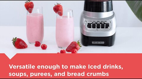 BLACK+DECKER PowerCrush Countertop Blender