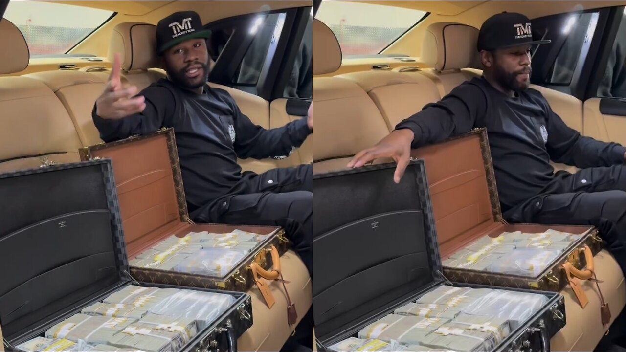 Floyd Rolls to NBA in Style: Cruising in a Rolls-Royce!