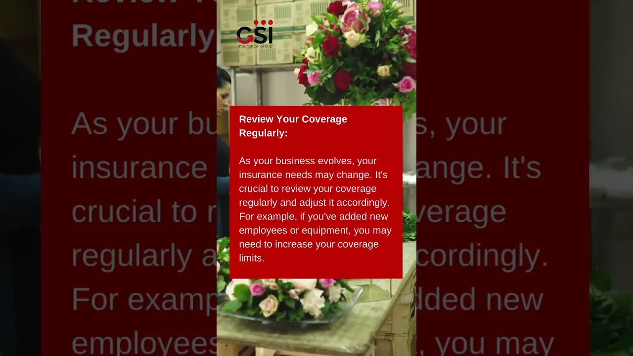 How often do you review business insurance coverage? #shorts #businessinsurance #businessfinance