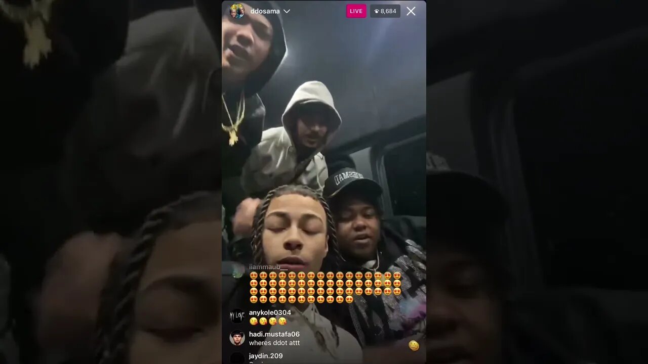 DD Osama Quick Instagram Live Promo Of New Song Wit Coi Leray. 13.02.23
