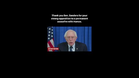 Bernie Sanders - Actually being normal and useful after so many years of not!