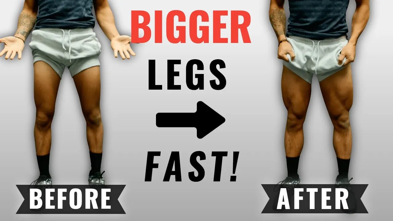 How To Get Bigger Legs FAST (3 Science-Based Tips For Bigger Quads)