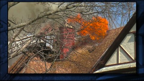 Couple trying to rebuild home after fire says it keeps getting broken into