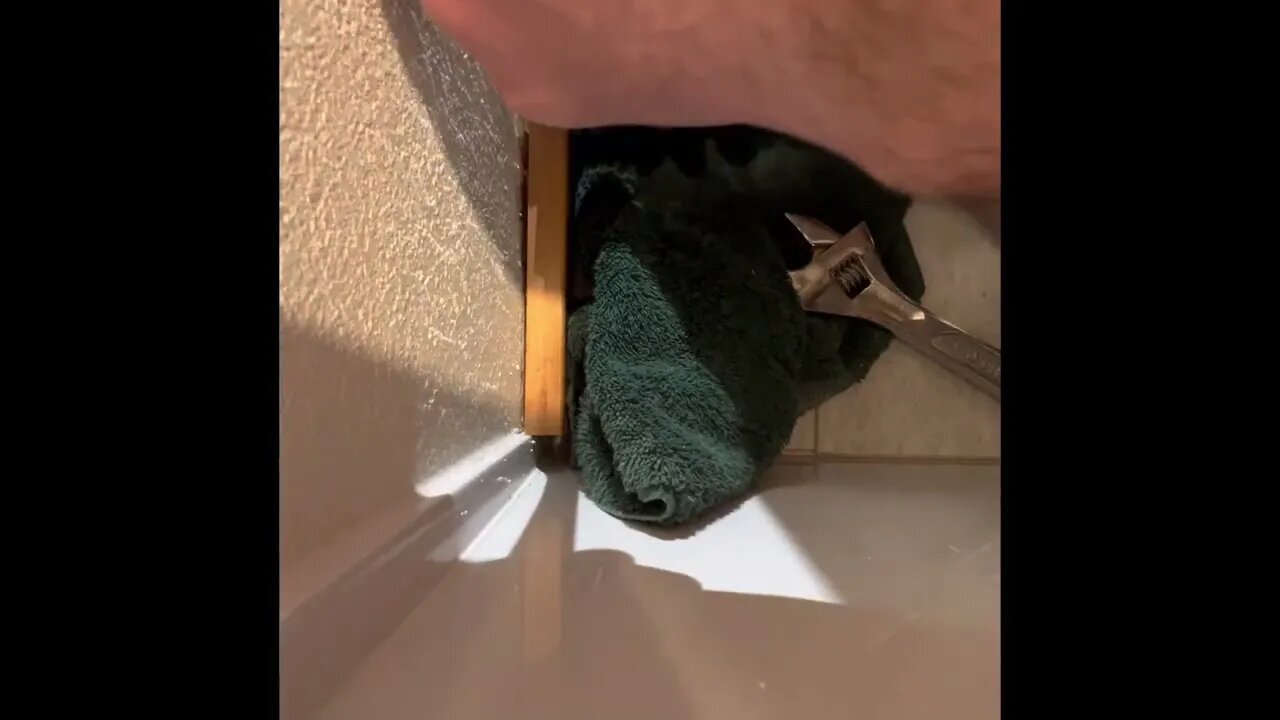 How to replace a toilet supply valve (tight compression ring)
