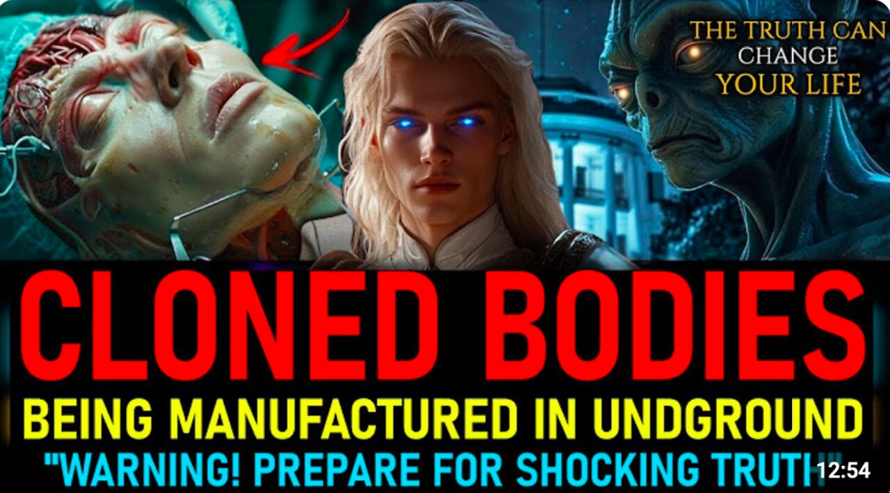 WARNING! CLONED BODIES FROM UNDERGROUND BASES OF ILLUMINATI. LAST ARCHON INVASION