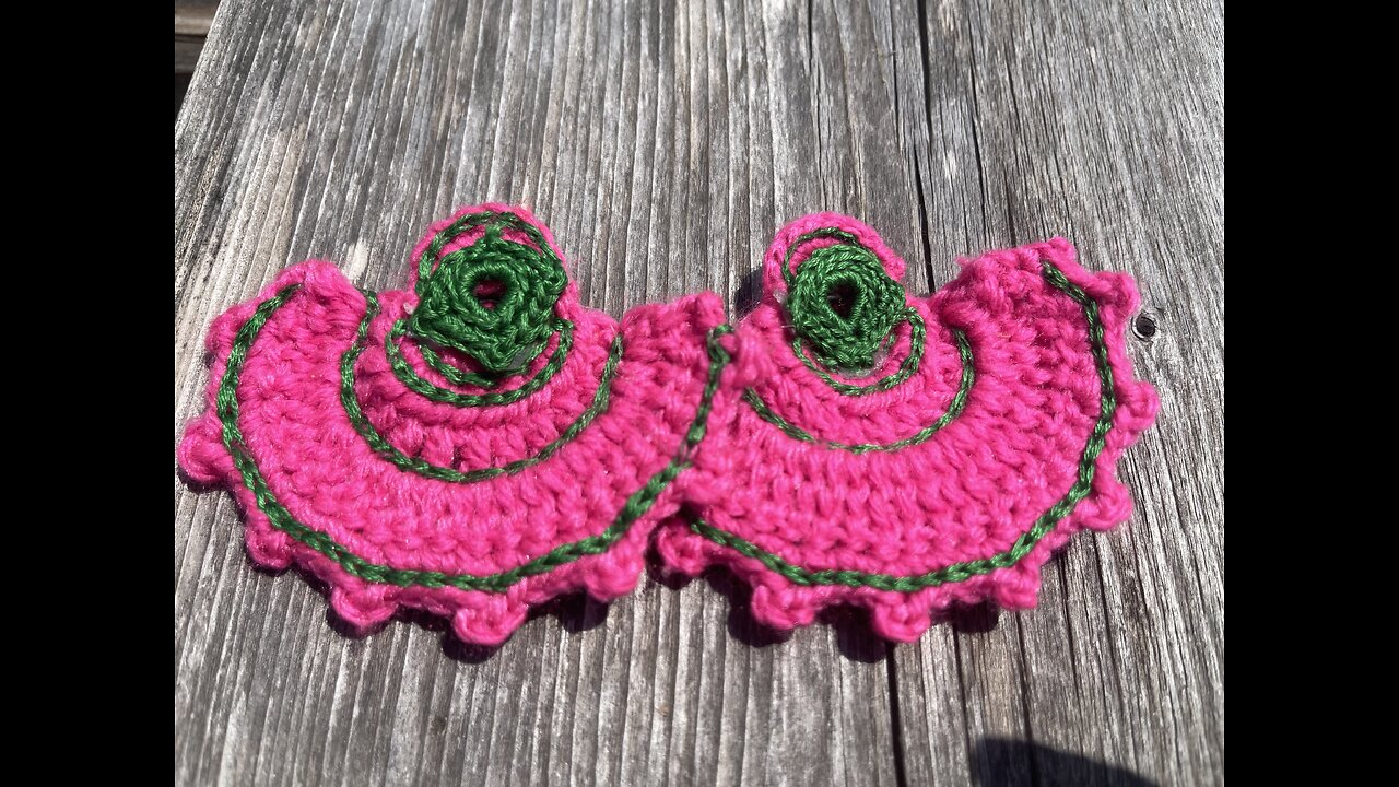 Handcrafted earrings idea’s for beginners #crochet #craft #art