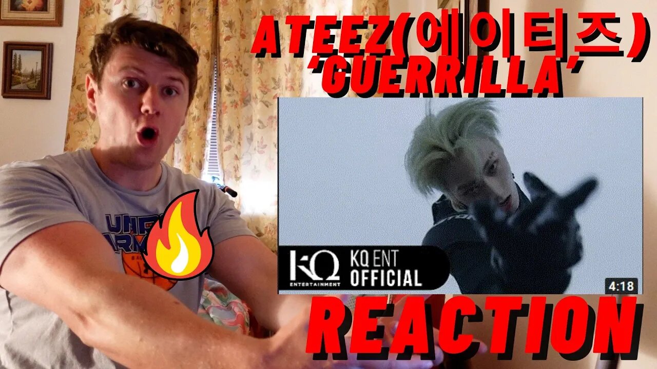 ATEEZ(에이티즈) - ‘Guerrilla’ Official MV ((IRISH GUY REACTION!!))