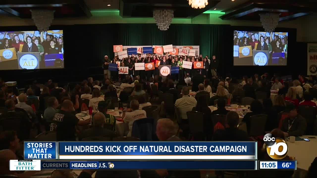 Hundreds kick off "California For All" Emergency Preparedness Campaign