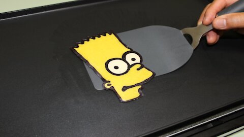 Pancake Bart Simpson