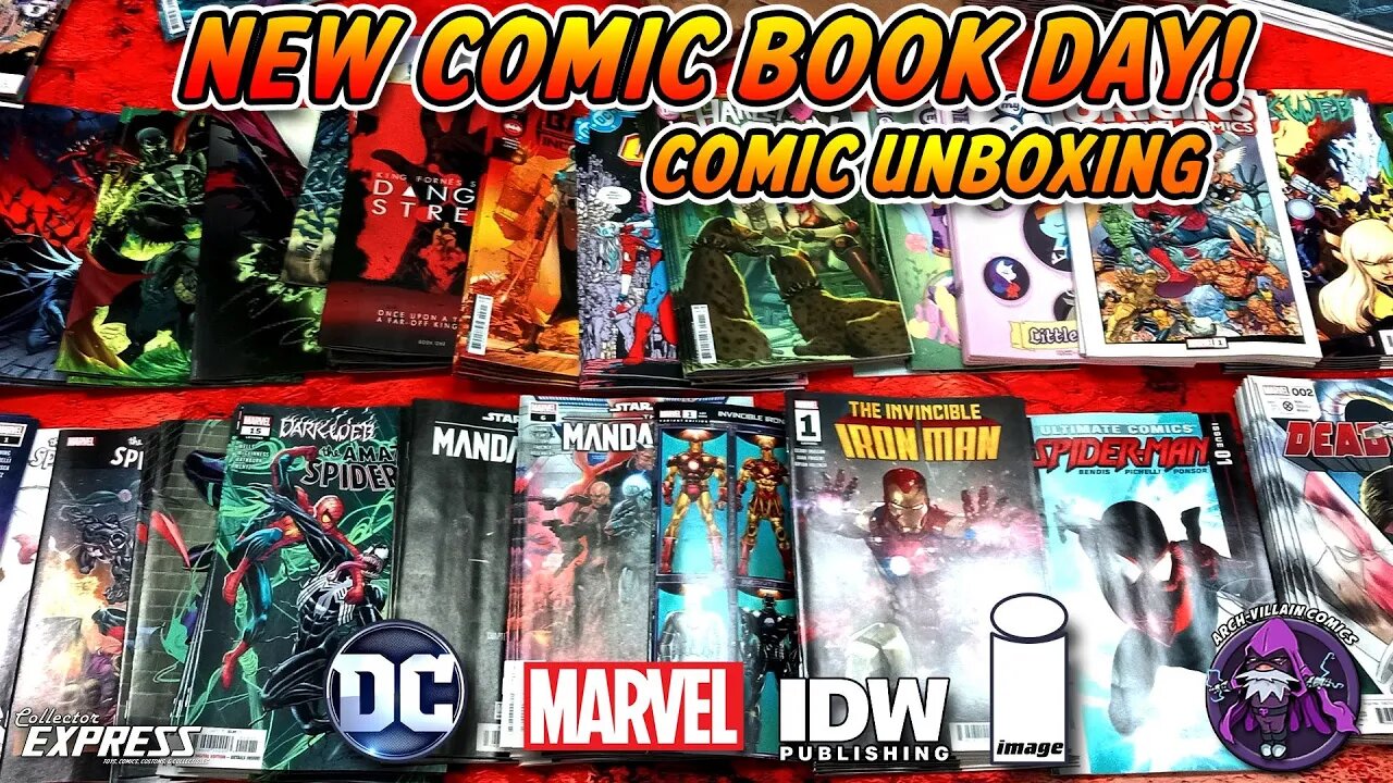 New COMIC BOOK Day - Marvel & DC Comics Unboxing December 14, 2022 - New Comics This Week 12-14-2022