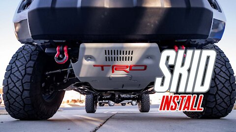 INSTALL - TRD Skid Plate