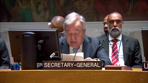 AI's Power & Perils UN Chief's Briefing for Peace and Security United Nations Security Council