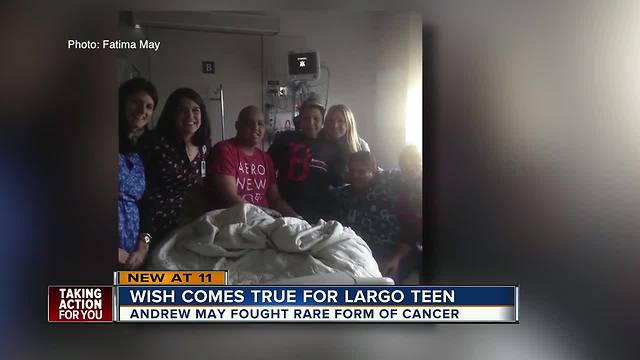 Make-A-Wish surprises Largo teen who battled rare cancer with 17-foot boat