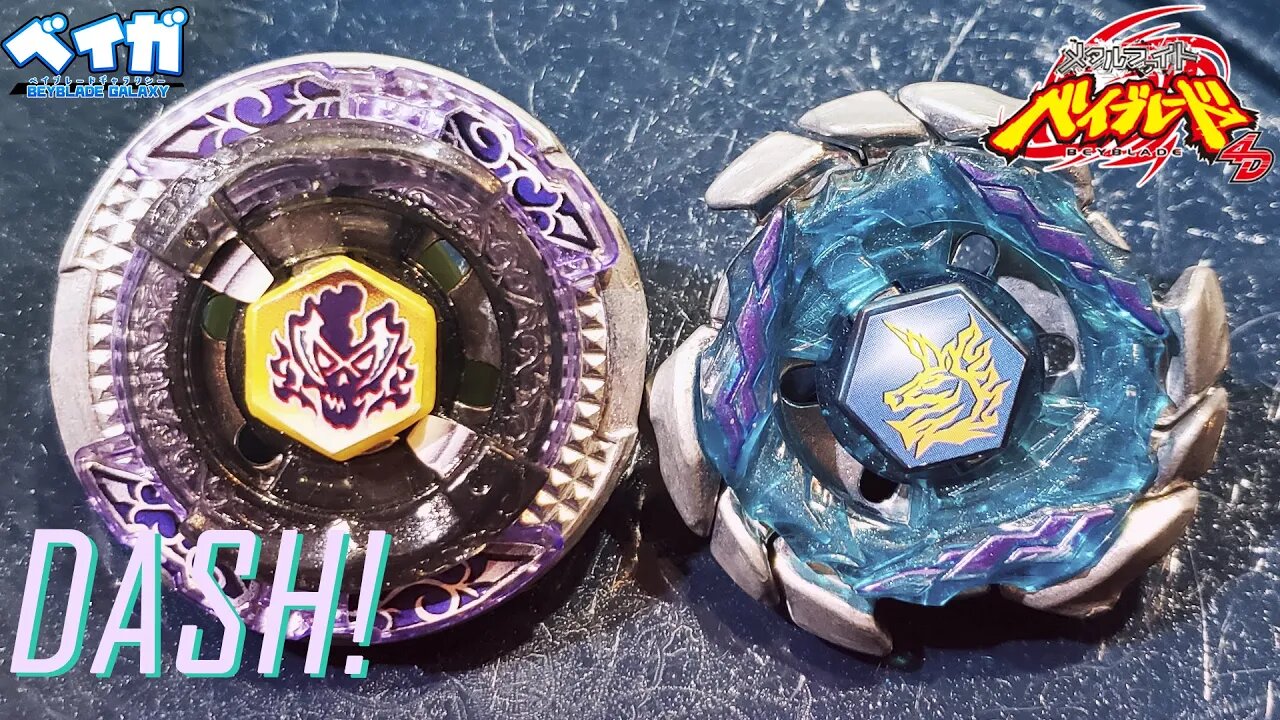 SCYTHE KRONOS T25EDS vs BLITZ UNICORNO 100RSF na arena DASH - Metal Fight Beyblade メタルファイトベイブレード