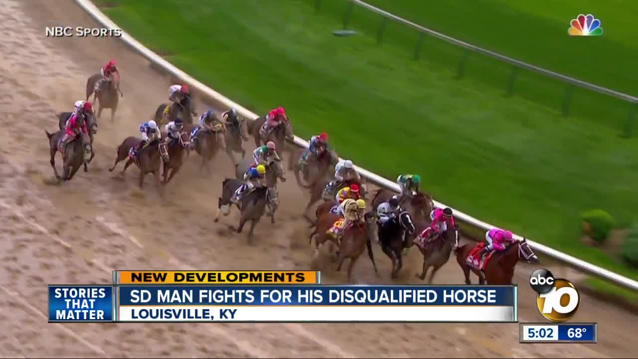 San Diego man fights for his disqualified horse
