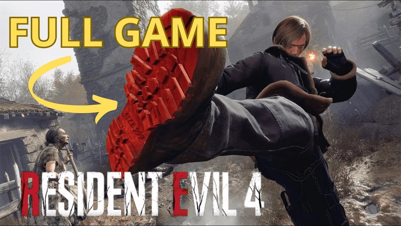 RESIDENT EVIL 4 REMAKE (2023) JOGO COMPLETO! - (XBOX SERIES S)