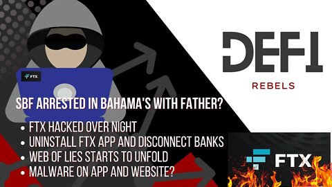 New Villain Ark for SBF | FTX Funds Hacked | Customer Assets ZERO | Sam Arrested in Bahamas?