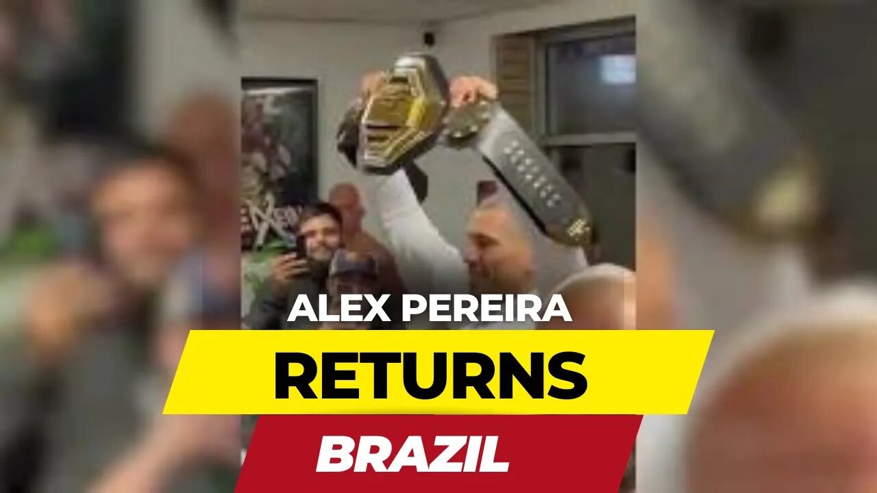 Alex Pereira Returns to Brazil, Buys a Brand New Car