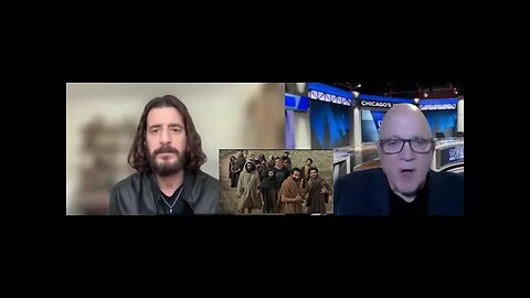 Jonathan Roumie goes on WGN NEWS on Dean's A list to speak about the Chosen Tv Show