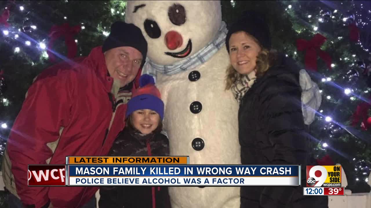 Mason family killed in wrong-way crash