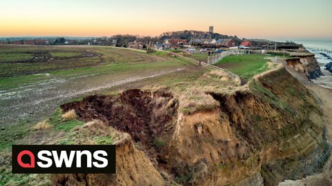 Heart-shaped sinkhole appears just steps from public footpath in Norfolk