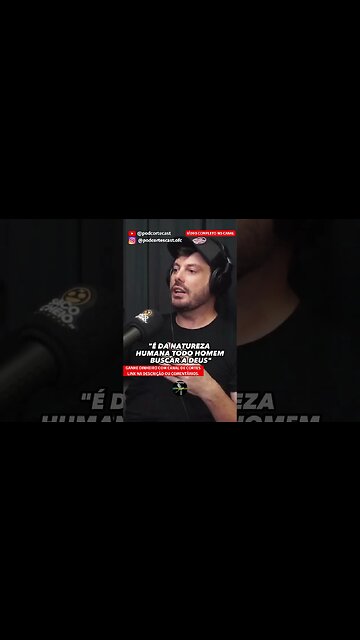 DANILO GENTILI: DEUS É DA NATUREZA HUMANA #shorts #danilogentili #danilogentilli #deus