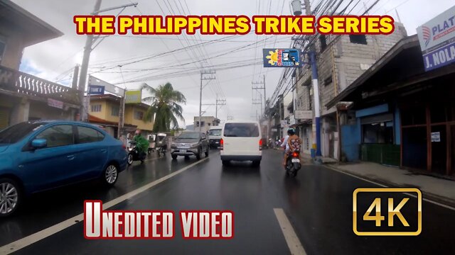 REAL Trike Ride in the rainy Philippines unedited