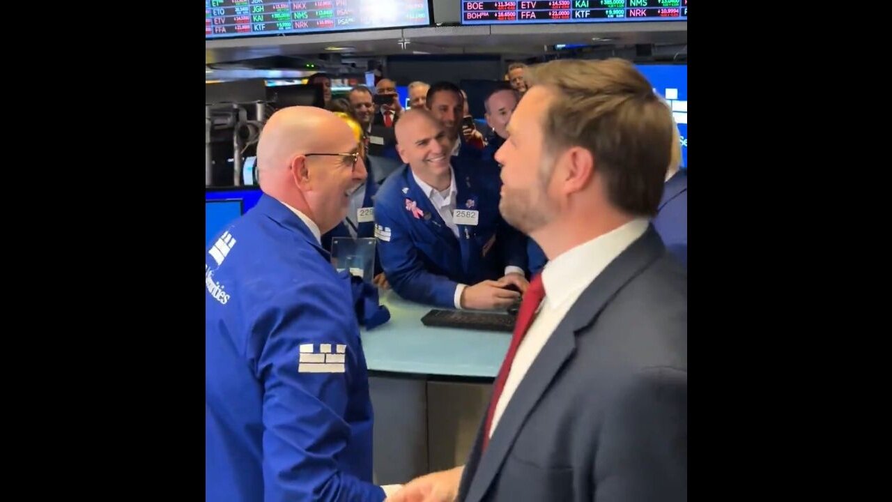 'Shouldn't You Be Making Money?' Donald Trump And J.D. Vance Have FUN On NYSE Trading Floor