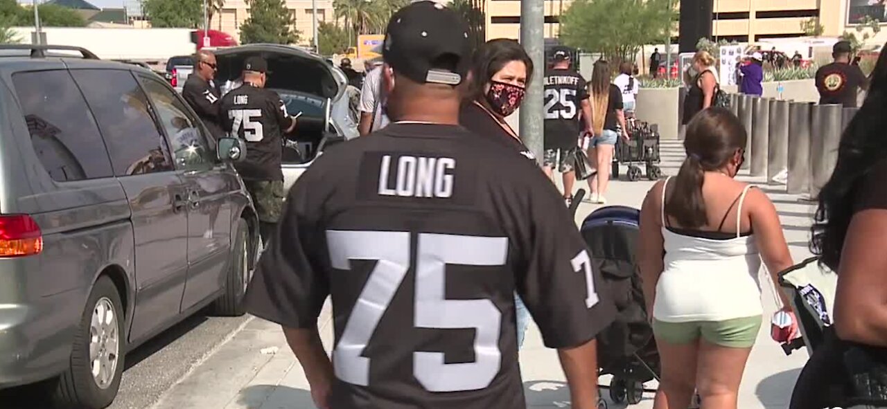 Fans from around the World came to Allegiant Stadium for Raiders first game