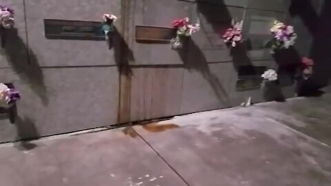 A CASKET FAILURE AT CEMETARY