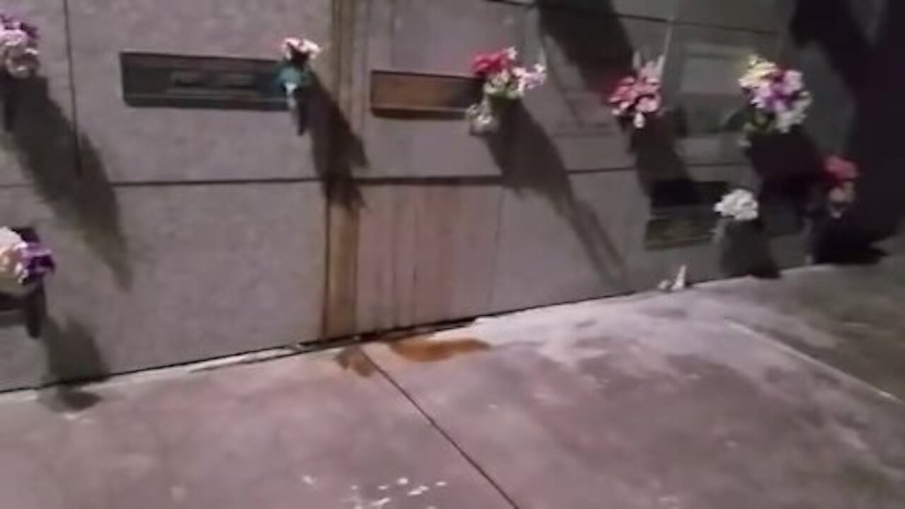 A CASKET FAILURE AT CEMETARY