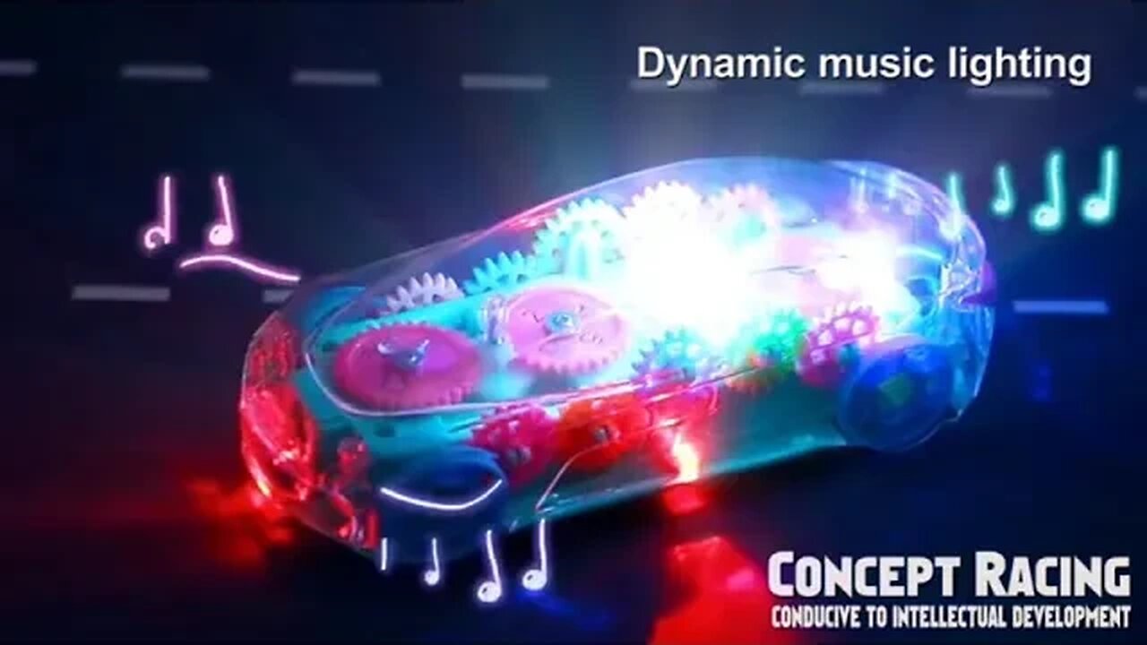 Musical Led Racing Car