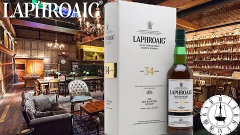 34 YEAR OLD Laphroaig Islay Scotch Whisky