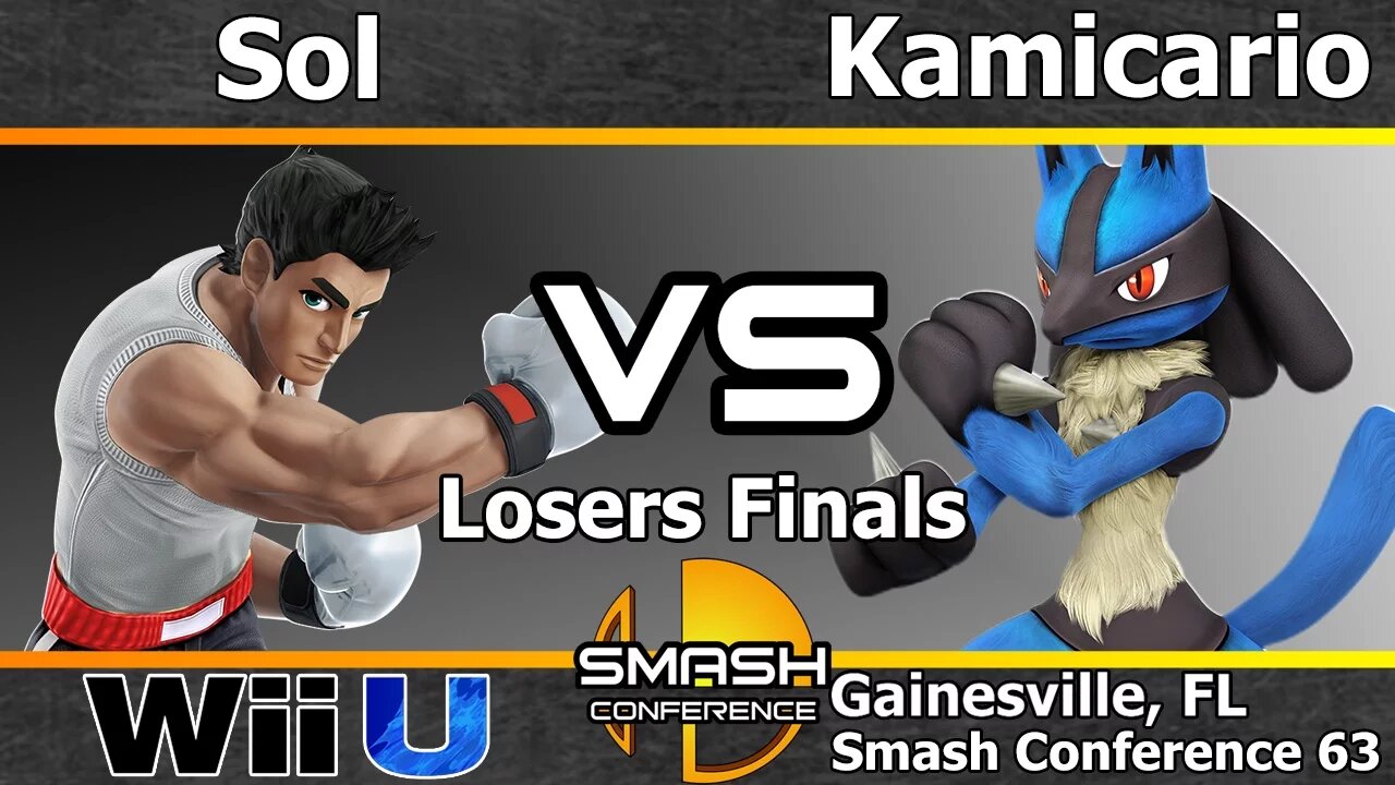 Noble|Sol (Little Mac) vs. Kamicario (Lucario) - Losers Finals - SC63