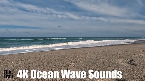 Ambient Ocean Wave Sounds | Florida | View Hightower Beach Satellite Beach FL | 20230923