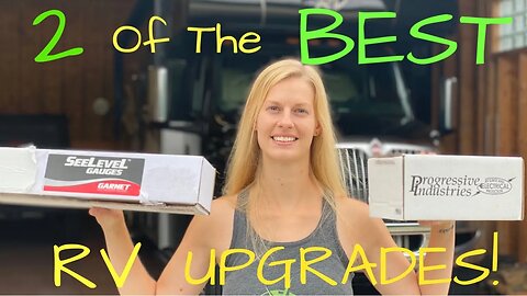 RV DIY 2 Best RV Upgrades//SeeLevel Tank Gauges//Progressive Industries Surge Protector//Super C