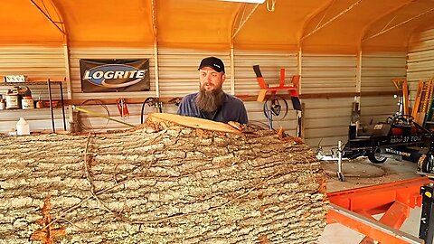 Sawmilling A Big Oak I Saved From Going To The Landfill