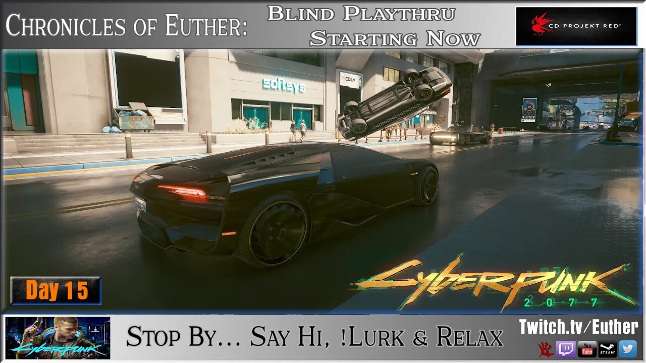 Day 15: Cyberpunk 2077 Blind Playthru - Act 2 - Missions, Side Quests, GIGS and NCPD Scanners