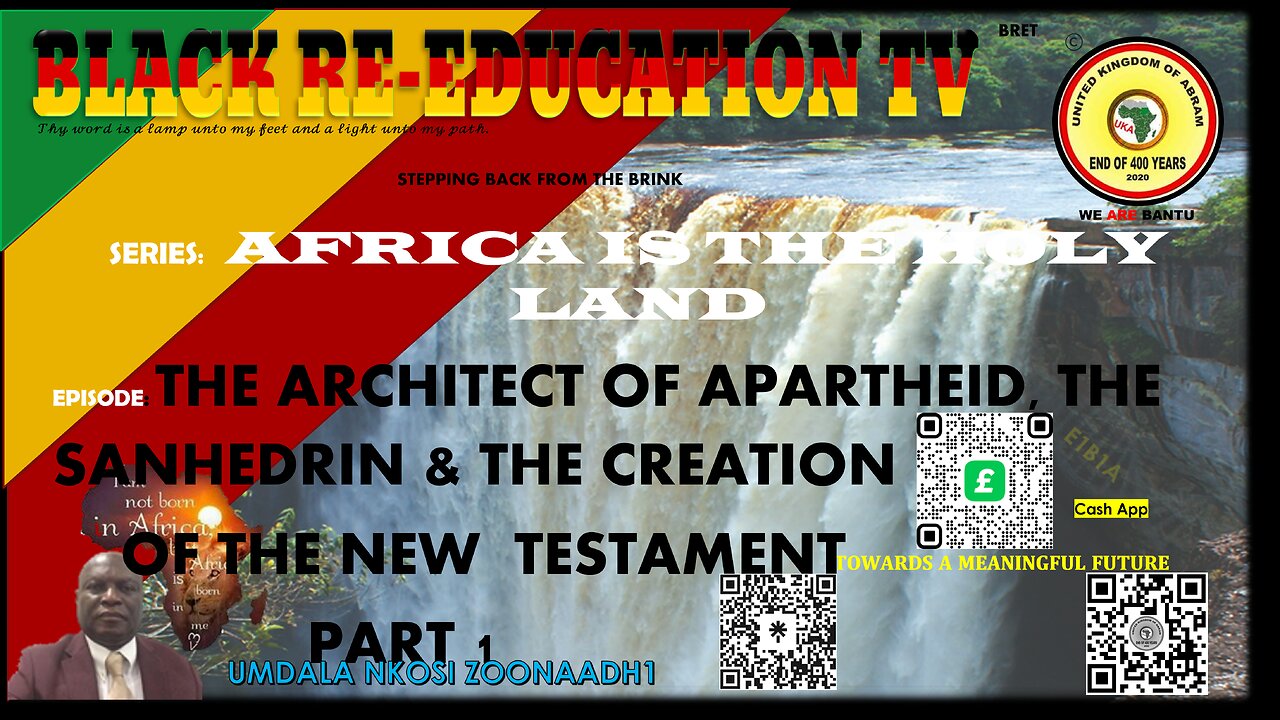 THE ARCHITECT OF APARTHEID, THE SANHEDRIN & THE CREATION OF THE NEW TESTAMENT PART 1