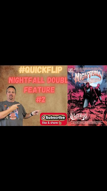 Nightfall Double Feature #2 Vault Comics #QuickFlip Comic Book Review #shorts