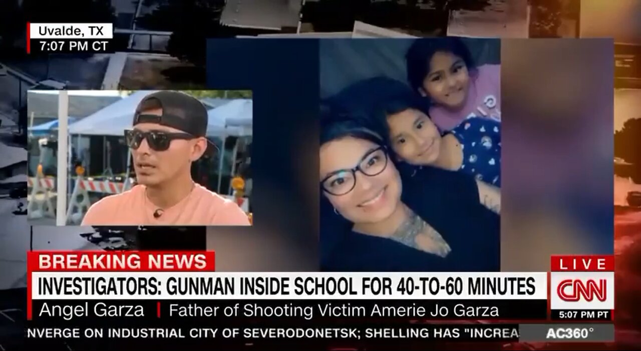 Part2 Texas shooting victim( same girl different dad) look at the picture he has.