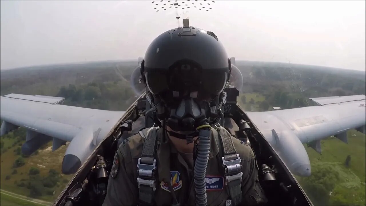 GoPro Cockpit Footage of A-10 Thunderbolt Landing on Michigan Highway - Northern Strike 2021